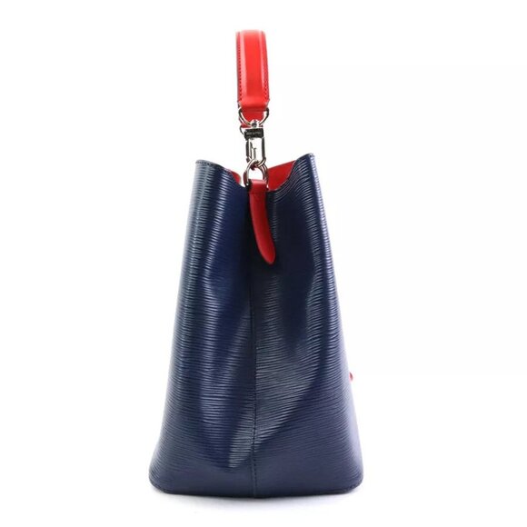 Auth LOUIS VUITTON Epi Neo Noe Handbag Shoulder Bag Navy/Red Epi Leather - Picture 15 of 16